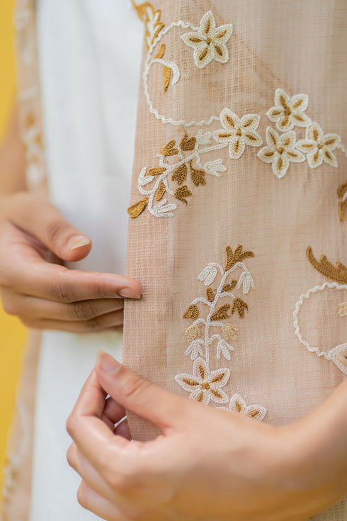 Nazrana Hand-embroidered Overlay